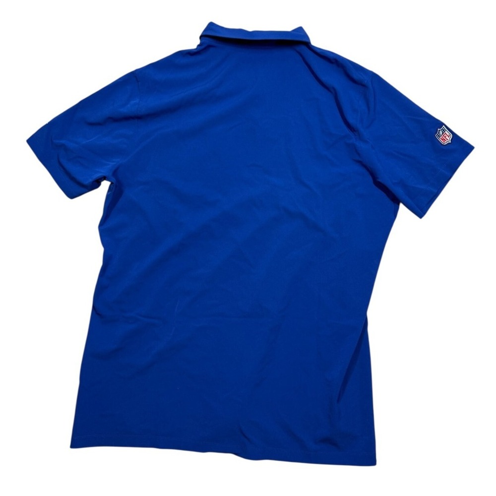 Nike NFL Blue New York Giants Sideline Elite Performance Polo Shirt Size XXL - Picture 2 of 6